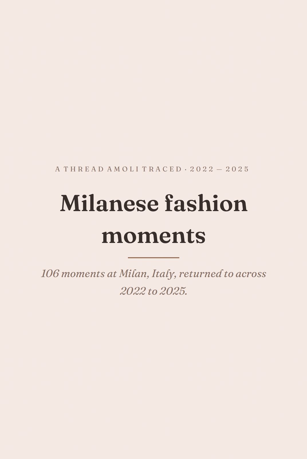 The cover of a booklet Amoli typeset from a thread.