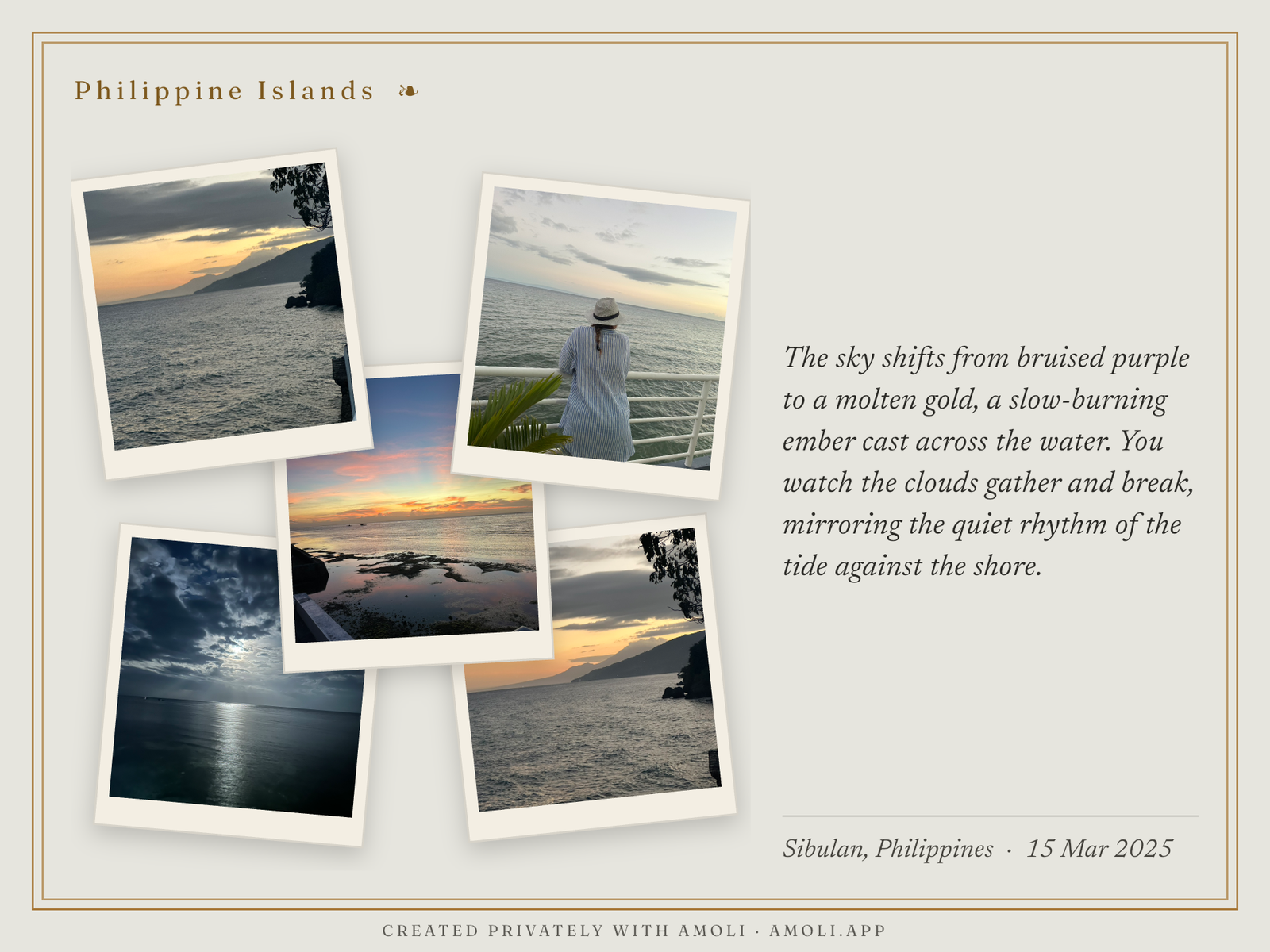 A sixth montage card.